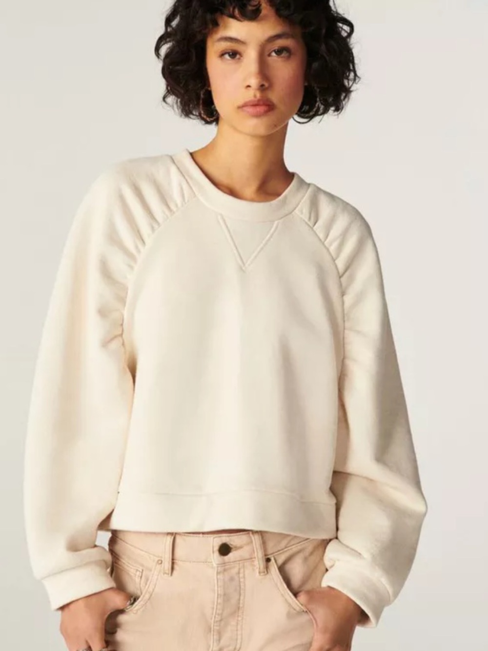 ba&sh Off-White Lee Sweatshirt